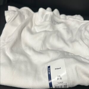 Women's Fitted White Top